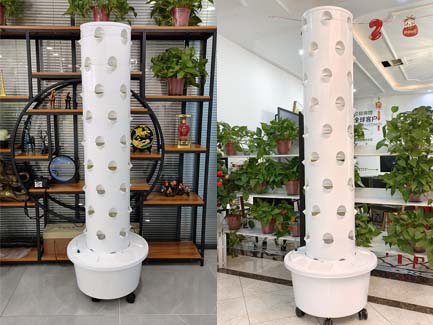 Customer from Canada buys 80L Hydroponic Tower for outdoor use