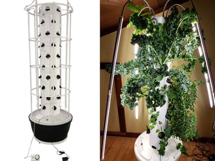 The customer purchased different types of our hydroponic tower products