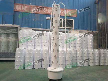 Five 4P10 hydroponic tower systems in Canada01